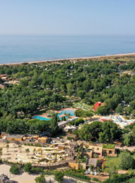 Camping Serignan Plage Herault Vue Aerienne Domaine