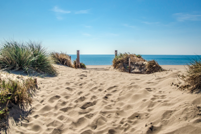 Camping Serignan Plage Herault Regio Stranden Languedoc Serignan