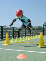 Serignan Plage campsite Herault Activities Sport Children Roller Skating