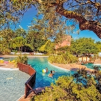 Camping Serignan Plage Herault Zwemmen Bal Zwembad Lagunebad