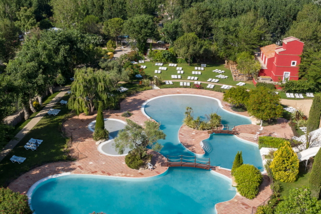 Camping Serignan Plage Herault Zwemmen Lagunebad Zwembaden
