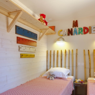 Camping Serignan Plage Herault Cabane Canardiere Premium 3 chambres Chambre enfant