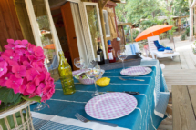Camping Serignan Plage Herault Cabane Jardin Premium 3 chambres Terrasse