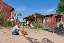 Campingplatz Serignan Plage Herault Cabane Pecheur Premium 3 Zimmer Außenbereich