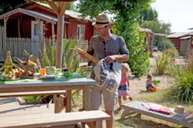 Campingplatz Serignan Plage Herault Cabane Pecheur Premium 3 Zimmer Terrasse