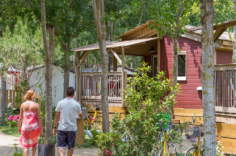 Camping Serignan Plage Herault Chalet Orpelliere 4 Fleurs 2 chambres Exterieur