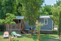 Campingplatz Serignan Plage Herault Cottage Balneo 4 Blumen 2 Zimmer Außenbereich