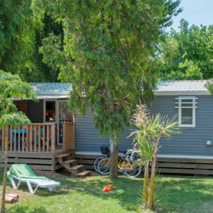 Campingplatz Serignan Plage Herault Cottage Balneo 4 Blumen 2 Zimmer Außenbereich