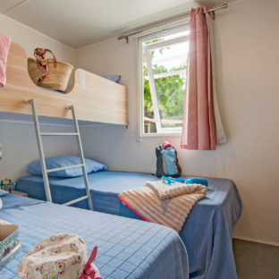 Camping Serignan Plage Herault Cottage Balneo 4 Fleurs 2 chambres Chambre enfant