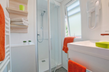 Campingplatz Serignan Plage Herault Cottage Balneo 4 Blumen 2 Zimmer Badezimmer
