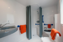 Serignan Plage campsite Herault Cottage Persons with Reduced Mobility 3 Flowers 2 bedrooms Bathroom