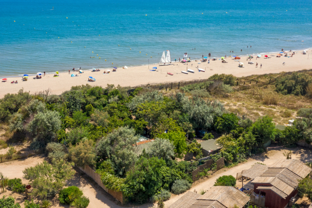 Camping Serignan Plage Herault Strand Zee Accommodaties