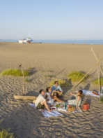 Camping Serignan Plage Herault Plage Pique-nique Famille