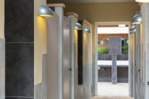 Campingplatz Serignan Plage Herault Stellplatz „Strand“ 2 Blumen Sanitäranlage