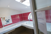 Campingplatz Serignan Plage Herault Stellplatz „Strand“ 3 Blumen Sanitäranlage