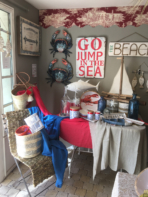 Campingplatz Serignan Plage Herault Geschäfte Souvenirgeschäft Objekte Dekoration