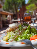 Camping Serignan Plage Herault Le Patio Mediterrane Salade restauratie
