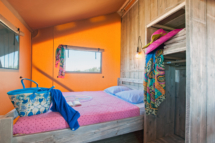 Serignan Plage campsite Herault Lodge Tent Seoune 2 Flowers Master Bedroom