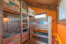 Serignan Plage campsite Herault Lodge Tent Seoune 2 Flowers Children’s Bedroom