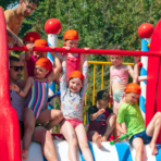 Serignan Plage Campsite Herault Children Children’s Club Aquatic Water slide Games