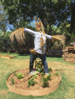 Serignan Plage Campsite Herault Children Children’s Club Permaculture Scarecrow Garden