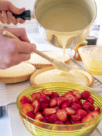 Serignan Plage Campsite Herault Children’s Strawberry Tart Cooking Workshop