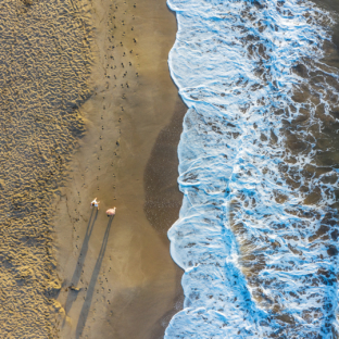 Camping Serignan Plage Herault Luchtfoto Strand